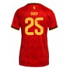 Belgia Nathan Ngoy #25 Hjemmedrakt Kvinner VM 2026 Kortermet